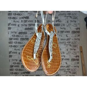 Sam Edelman | women silver jeweled rhinestones sandals